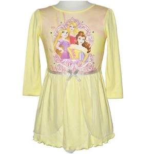 NEW DISNEY PRINCESS BELLE, RAPUNZEL, AURORA TUTU DRESS PJ NIGHTIE SIZE 6,7 - Bild 1 von 1