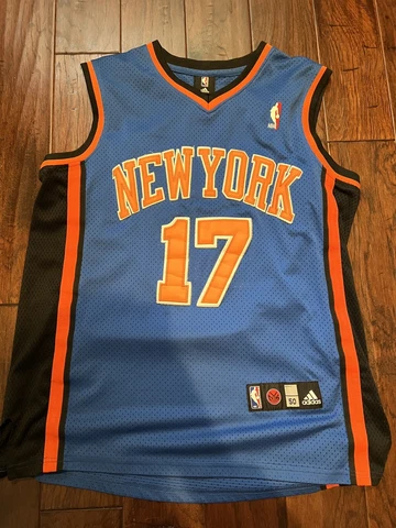 Adidas Jersey NBA JEREMY LIN New York Knicks Blue Stitched Men’s Size 50 Ny Cover