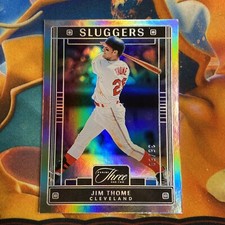 2023 Panini Three And Two Jim Thome Sluggers Silver Holo /50 mp