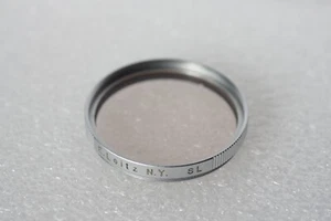 Leica vintage Skylight E39 39 39mm NY SL + Brass cap for 8 element. Both MINT - Picture 1 of 7