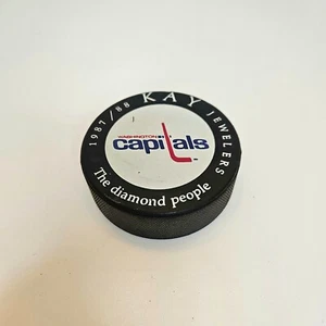 1987-88 Washington Capitals Hockey Puck (Give Away) NHL Inglasco Made in Canada - Picture 1 of 10