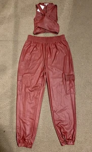 Kunstleder Jogginghose Outfit S - Bild 1 von 3