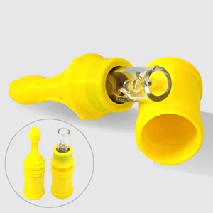 Take-N-Toke Yellow, Cigarette Holder, Fully Assembled Made in USA, 3.5" x 1" - Picture 1 of 7