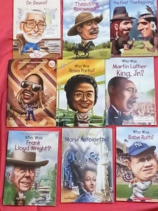 Lot 9 - Who Is Who was - Childrens Chapter Books Series History DK Biography - Picture 1 of 4