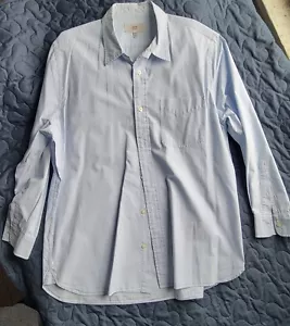 Jack Spade Warren Street NEW York Men's Blue Cotton XL Dress Shirt Super Soft - Picture 1 of 10