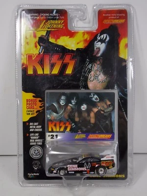 Coche divertido Johnny Lightning Kiss Gene Simmons The Demon Dragster #21 sin usar, en caja nuevo 1:64 Foto 1 de 4