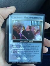 CONDEMN DEPORTATIONS DELUXE EDITION 5 CCG COLLECTORS CARD NEAR MINT UNPLAYED