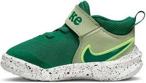 Nike Kleinkind Team Hustle D 10 LIL (TD) Turnschuhe grün Slipper Größe 6c NEU IM KARTON - Bild 1 von 4