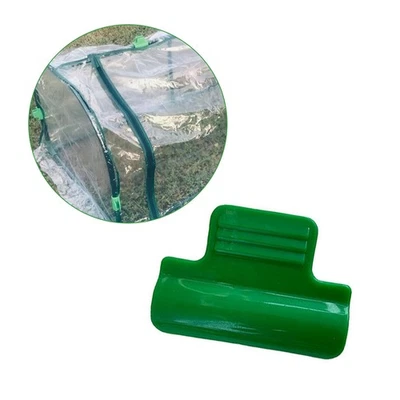 10 PCS Green 19mm Plant Support Clips For Garden Stakes Greenhouse - image 1 of 4