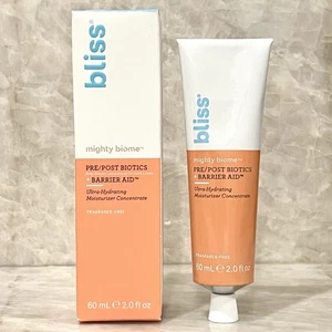 Bliss Mighty Biome Pre/Post Biotics + Barrier Aid Moisturizer NEW - Picture 1 of 3