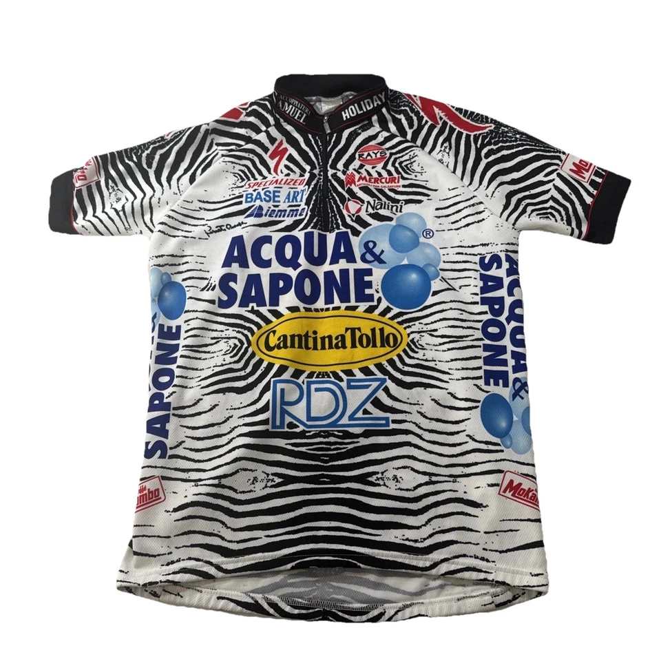 Acqua Sapone Nalini Cantina Tollo cycling jersey size 4 (L) Made In Italy - Image 1 of 4
