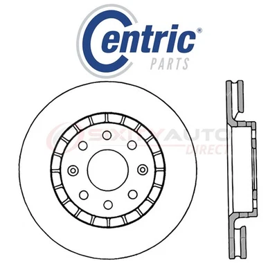Centric C-TEK Disc Brake Rotor for 2009 Pontiac G3 Wave 1.6L L4 - Kit Set ot Foto 1 de 4