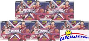 (5) 2018/19 Panini Contenders Draft Picks Basketball Blaster Box-5 AUTOGRAPHS!