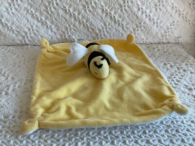 BURTS BEES Acurrucado Abejorro Lovey Manta de Seguridad Amarillo Algodón Orgánico Bebé Foto 1 de 4