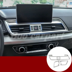 Para Audi Q5 consola central boquillas de ventilación rejilla de ventilación embellecedor molduras 3 uds - Imagen 1 de 7