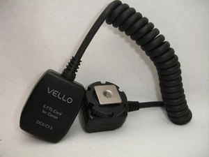 VELLO E TTL CAMERA Flash Cord for Canon EOS cameras code4 az1117 - Picture 1 of 7