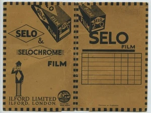 United Kingdom Ilford Selo photo advertising wallet circa 1920 - 1950 - Picture 1 of 3