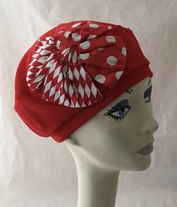 NWT! IMAGA Designer BERET Hat • RED with Trim - Picture 1 of 2
