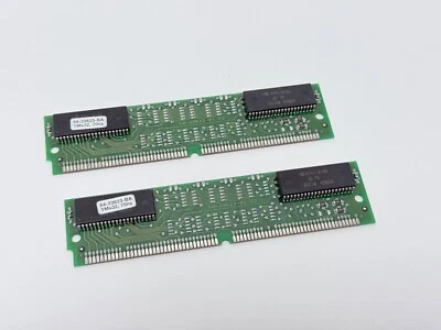 Pair of Hyundai 1Mx32 4MB 72 Pin SIMM RAM Sticks Vintage Memory Modules - Image 1 of 2
