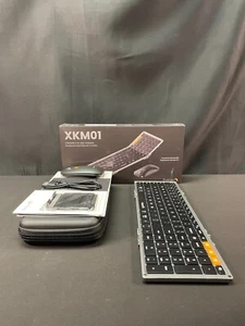 ProtoArc XKM01 Black Foldable Full-Size Wireless Keyboard And Mouse Combo - Bild 1 von 12