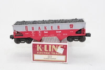 O/O27 Scale K-Line Quaker Cane Sugar Vintage Classic Hopper K6279 NSRX 6279 - Image 1 of 4