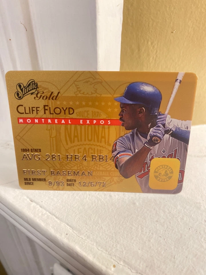 Cliff Floyd 1995 Studio ЗОЛОТАЯ - ВСТАВКА ВЫГЛЯДИТ КАК CC 💳 - Изображение 1 из 1