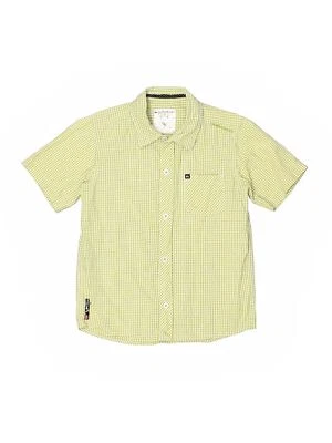 Quiksilver Boys Green Short Sleeve Button-Down Shirt Large kids - Image 1 of 2