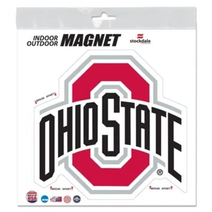 OHIO STATE BUCKEYES 6"X6" DIE-CUT MAGNET FOR INDOOR OR OUTDOOR HIGH QUALITY - Picture 1 of 1