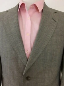 Traje Adams Row Talla 36R 2 Botones Ventilación Única Frente Plano Pantalones Nuevos sin Etiquetas - Imagen 1 de 8