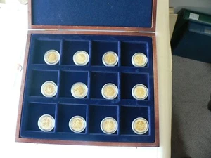 Vatikan 12 St. 2 Euro Proben Specimen - Picture 1 of 5