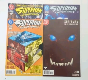 Lote de 4 cómics de acción de DC Superman 1997 #737-740 en estado bastante bueno/casi nuevo  - Imagen 1 de 9