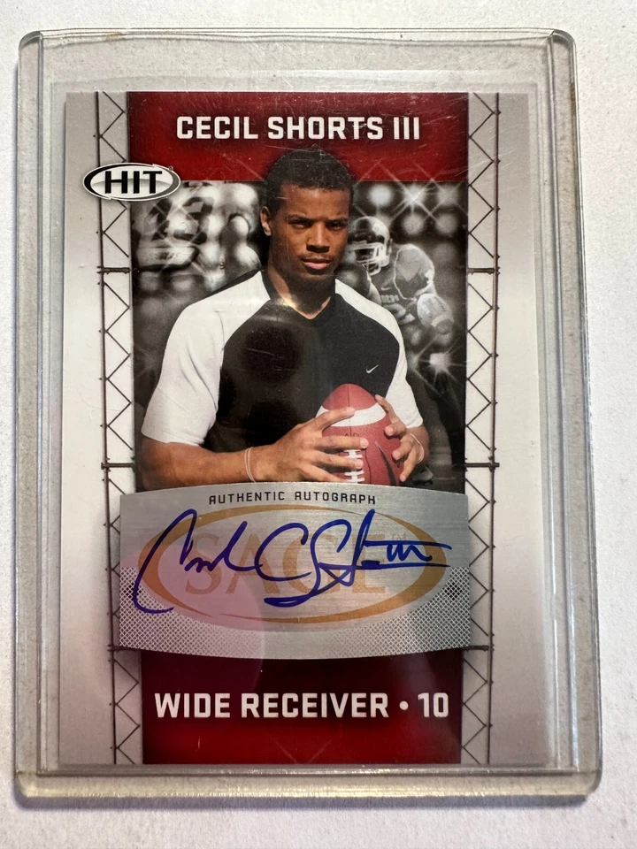 K36,727 -  2011 SAGE HIT Autographs #69 Cecil Shorts - Image 1 of 1
