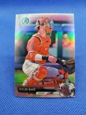 2017 Bowman mini TAYLOR WARD REFRACTOR card LOS ANGELES ANGELS Baseball #BCP96 - Image 1 of 2