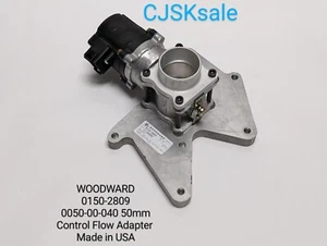 WOODWARD 0150-2809 0050-00-040 50mm Control Flow Adapter Made In USA (NEW). - Picture 1 of 10