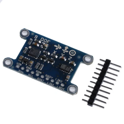 9 Axis IMU L3GD20 LSM303D Module 9DOF Compass Acceleration Gyroscope for Arduino - Image 1 of 4