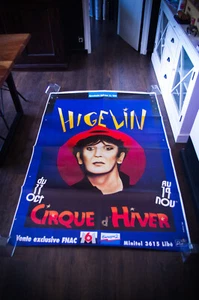 HIGELIN WINTER CIRCUS BY RAZZIA Large French Vintage Concert Poster Original - Picture 1 of 8