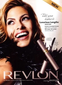 2006 Revlon Eva Mendes mascara makeup 1-page MAGAZINE AD - Picture 1 of 1