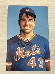 BILLY BEANE SIGNED AUTOGRAPHED VINTAGE 1985 TCMA POSTCARD NEW YORK METS - Picture 1 of 2