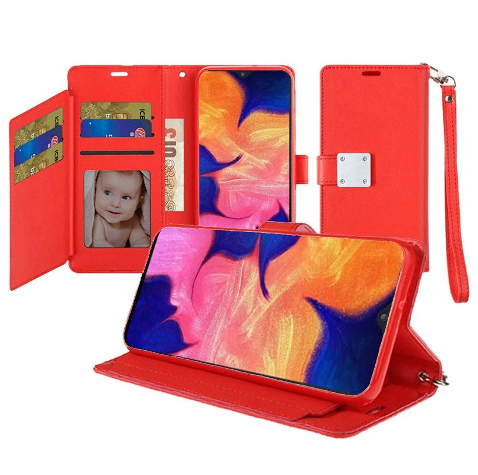 Funda tipo billetera de lujo para teléfono LG Reflect L555DL / LG K51 Q51 Foto 1 de 1