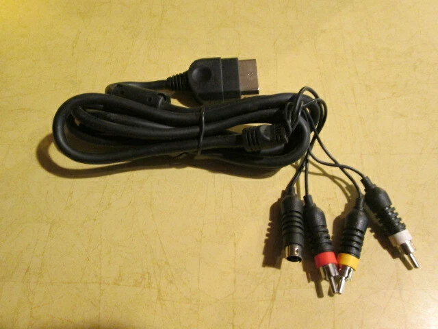 NEW Xbox - Super Audio Video SAV Cable Adapter Composite S-AV RCA Cord - Image 1 of 1