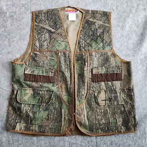 Vtg Winchester Vest Camo Men's XL Conceal Pockets Outdoor Shooting Hunting - Picture 1 of 14