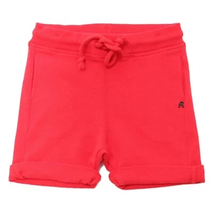 1328AD bermuda tracksuit baby BOY REPLAY cotton red sweatpant shorts kids - Picture 1 of 4