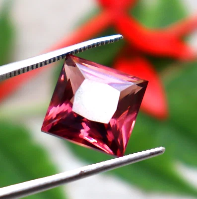 Piedras preciosas sueltas de granate marrón hessonita natural corte princesa 9,80 quilates mejor oferta Foto 1 de 4