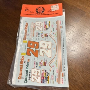 Calcomanías Slixx escala 1036 1/25 #29 Diamond Ridge Motorsports Lumina NASCAR - Imagen 1 de 4