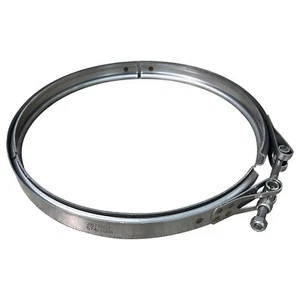 New DPF Exhaust Clamp Fits Cummins Engines OE # 2871862 V-Band 12" 674-7001 - Imagen 1 de 4