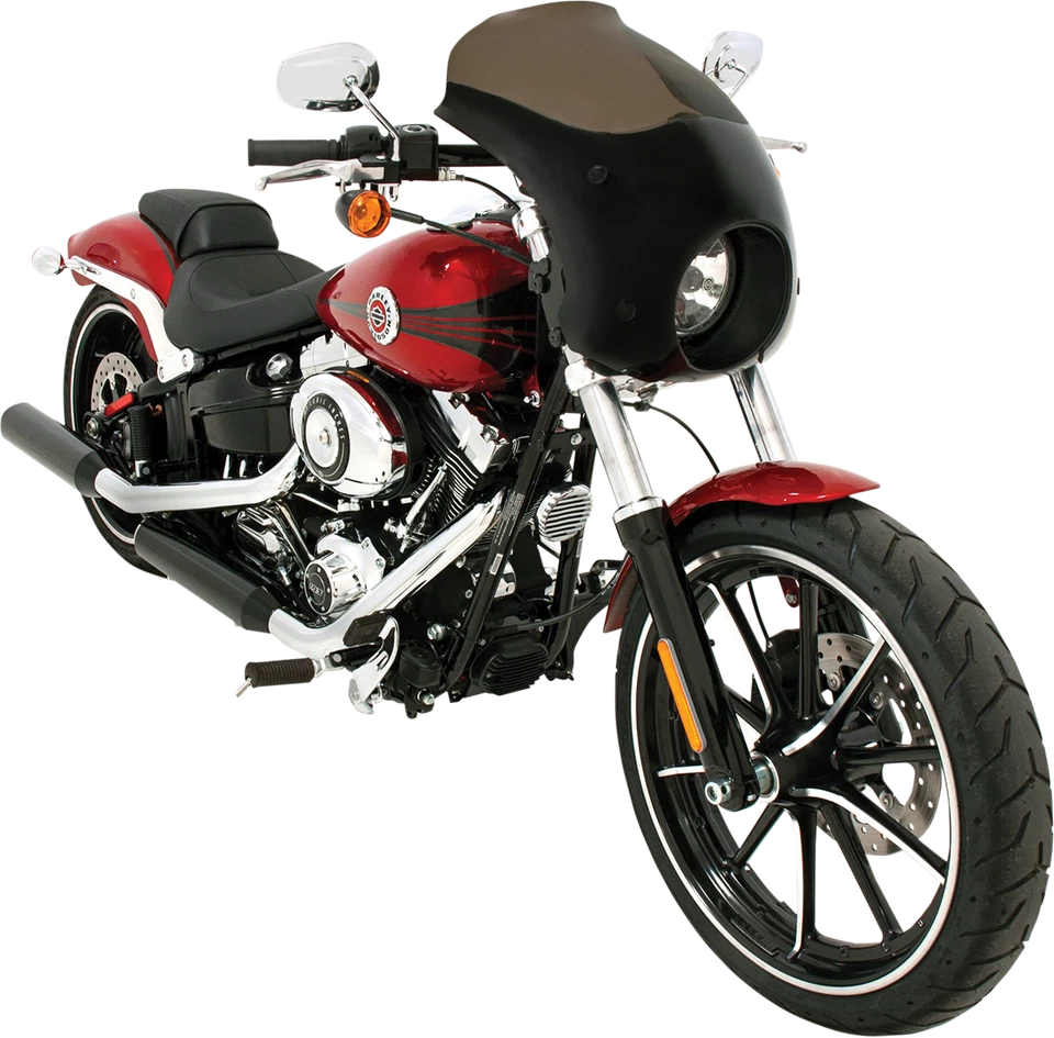 Memphis Shades Smoked Bullet Fairing Windshield Harley Softail Breakout FXSB - Image 1 of 1