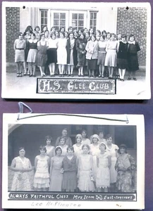 (11) 1920s COULTERVILLE ILLINOIS VERY OLD GROUP H.S. & CHURCH PHOTOS *SHIPS FREE - Picture 1 of 6
