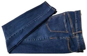 Old Navy Jeans Super Skinny Mid-Rise Dark Wash Stretch Sz 12 - Picture 1 of 7