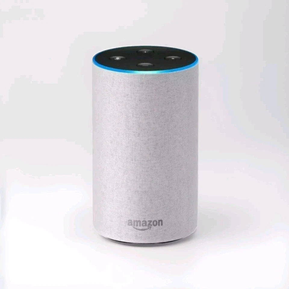 Amazon Echo 2nd Gen Bluetooth Alexa Smart Stereo Speaker Aux (Sandstone) - Image 1 of 4