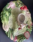 Vintage 2005 Fitz & Floyd French Market Large Sectioned Server, 16? X 13.5?